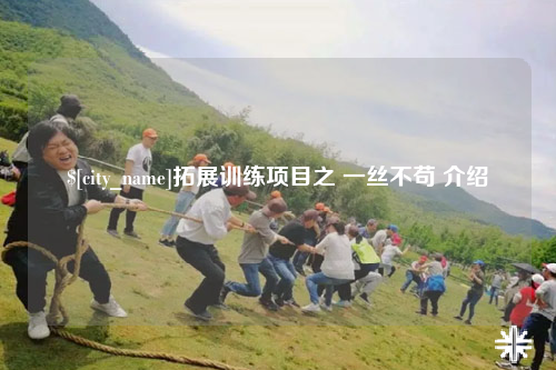 张家界拓展训练项目之 一丝不苟 介绍